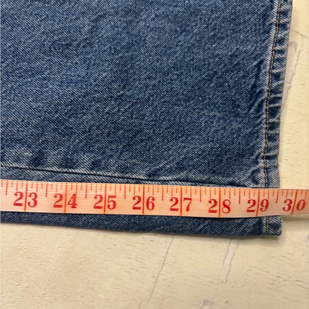 We The Free People Rocky Mountain Straight Leg Jeans Size 24 Boho Patchwork - Picture 6 of 9